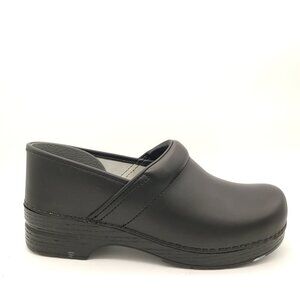 NEW Dansko Professional Clogs Womens 42 11.5 12 Black Leather Nursing Shoes